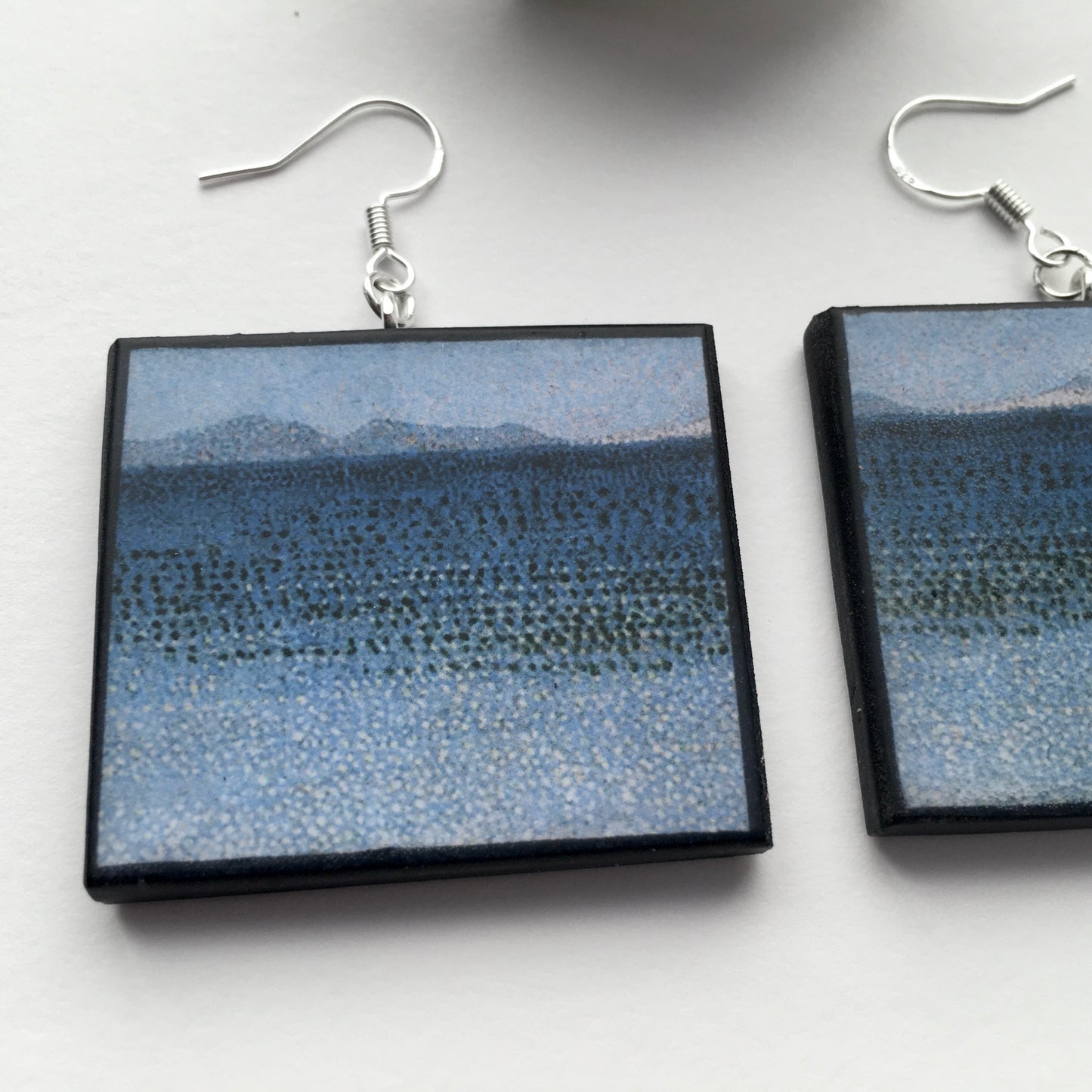 Sea art earrings