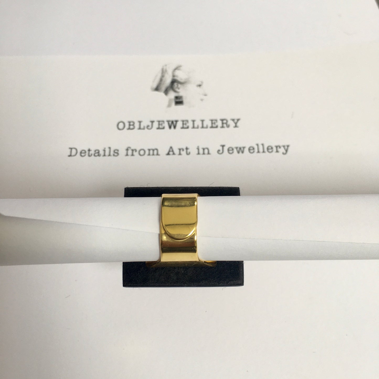 Klimt inspired promise ring