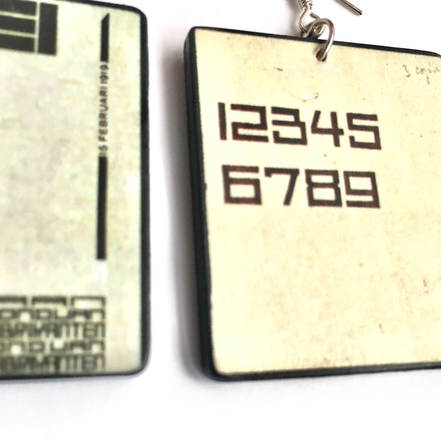Theo Van Doesburg, inspired art earrings