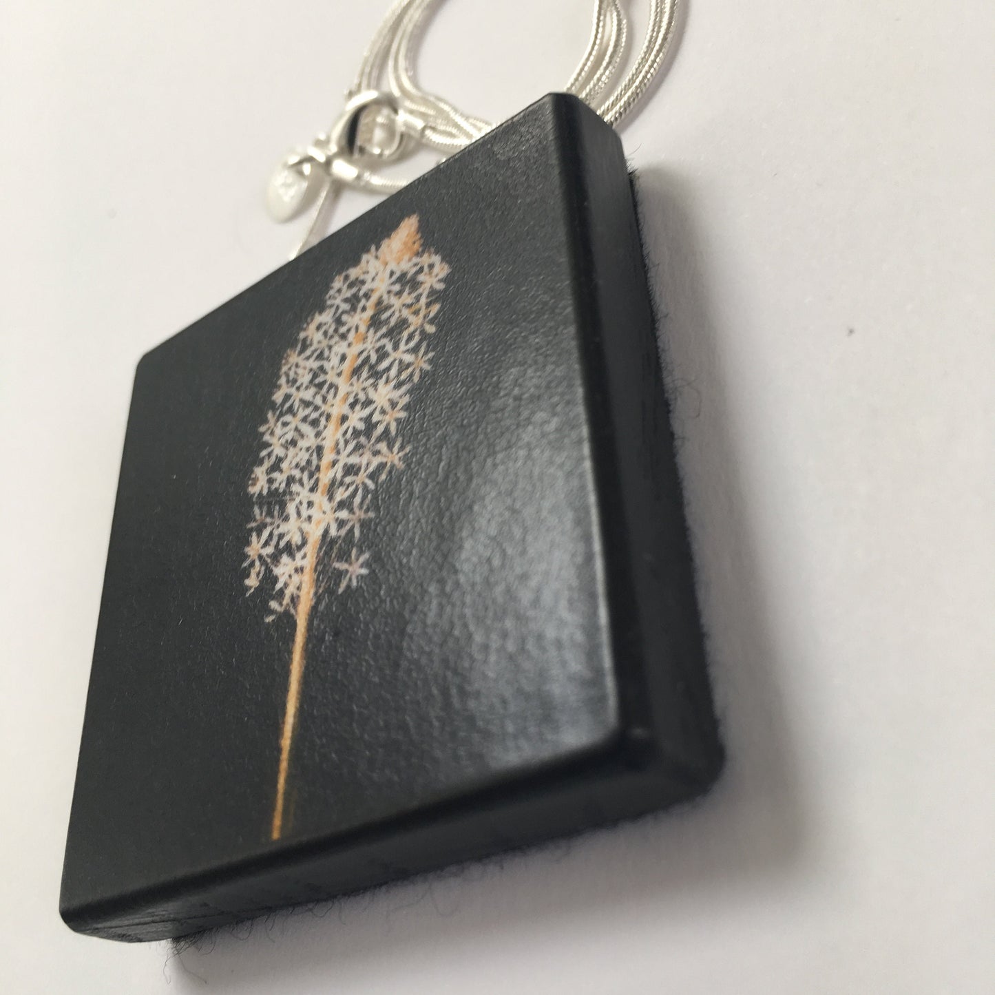 Botanical Art Pendant Necklace. Bohemian Jewelry