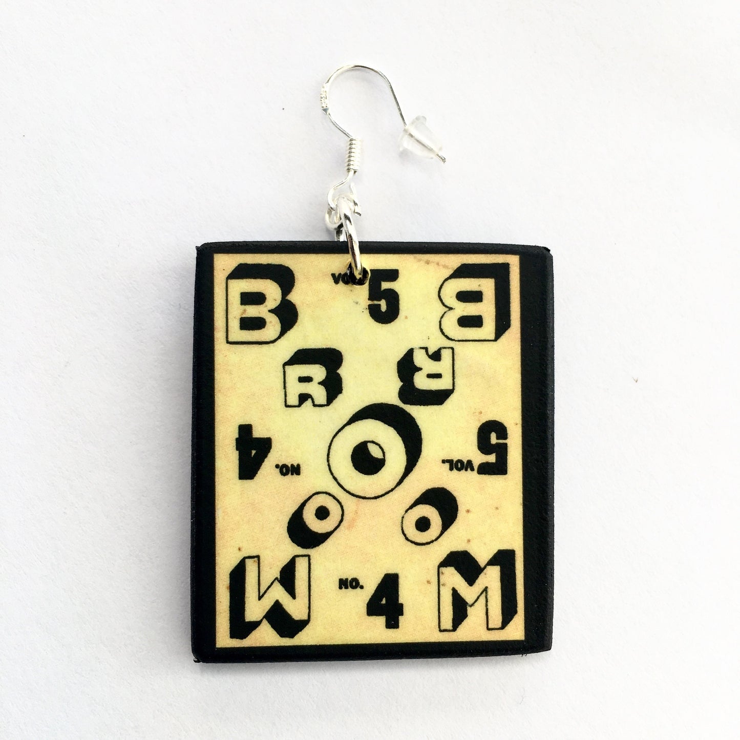 El Lissitzky, BROOM magazine art earrings.