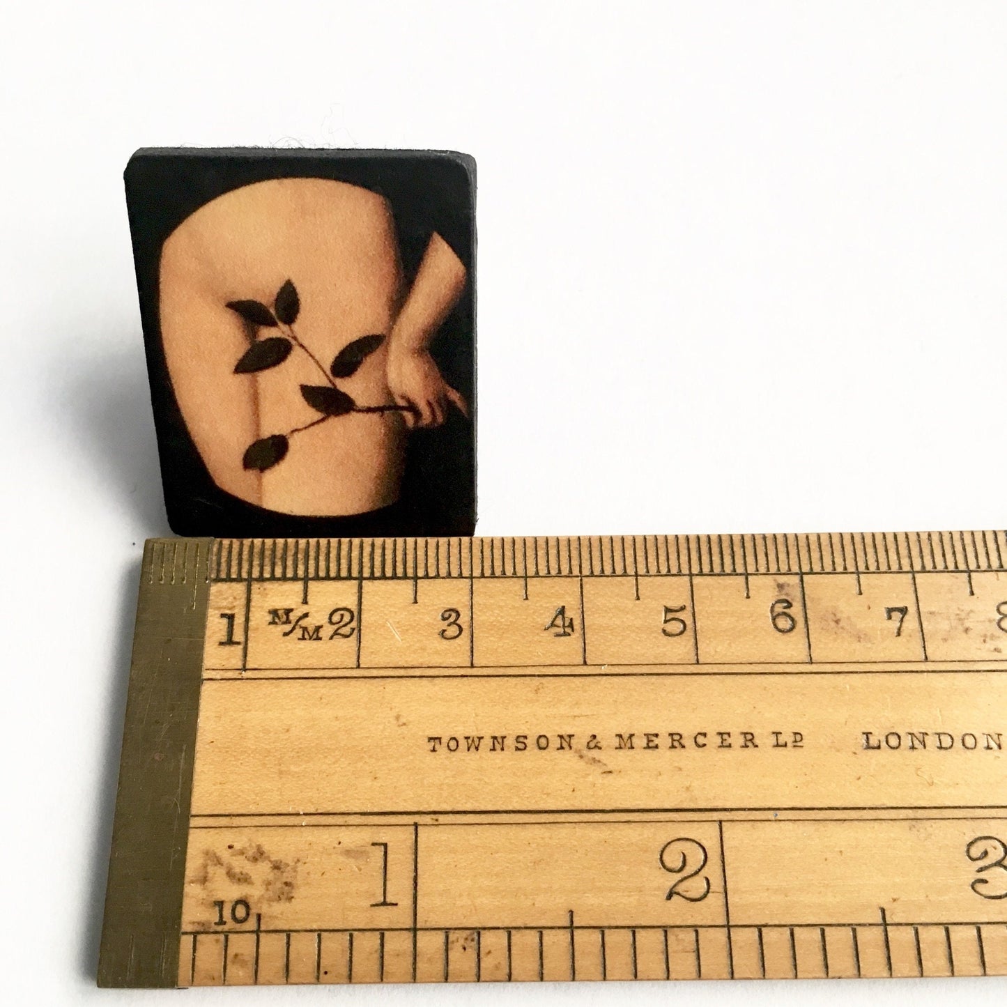 Large Wood Quirky Ring. Unique Artsy adjustable Ring. Renaissance art jewellery.