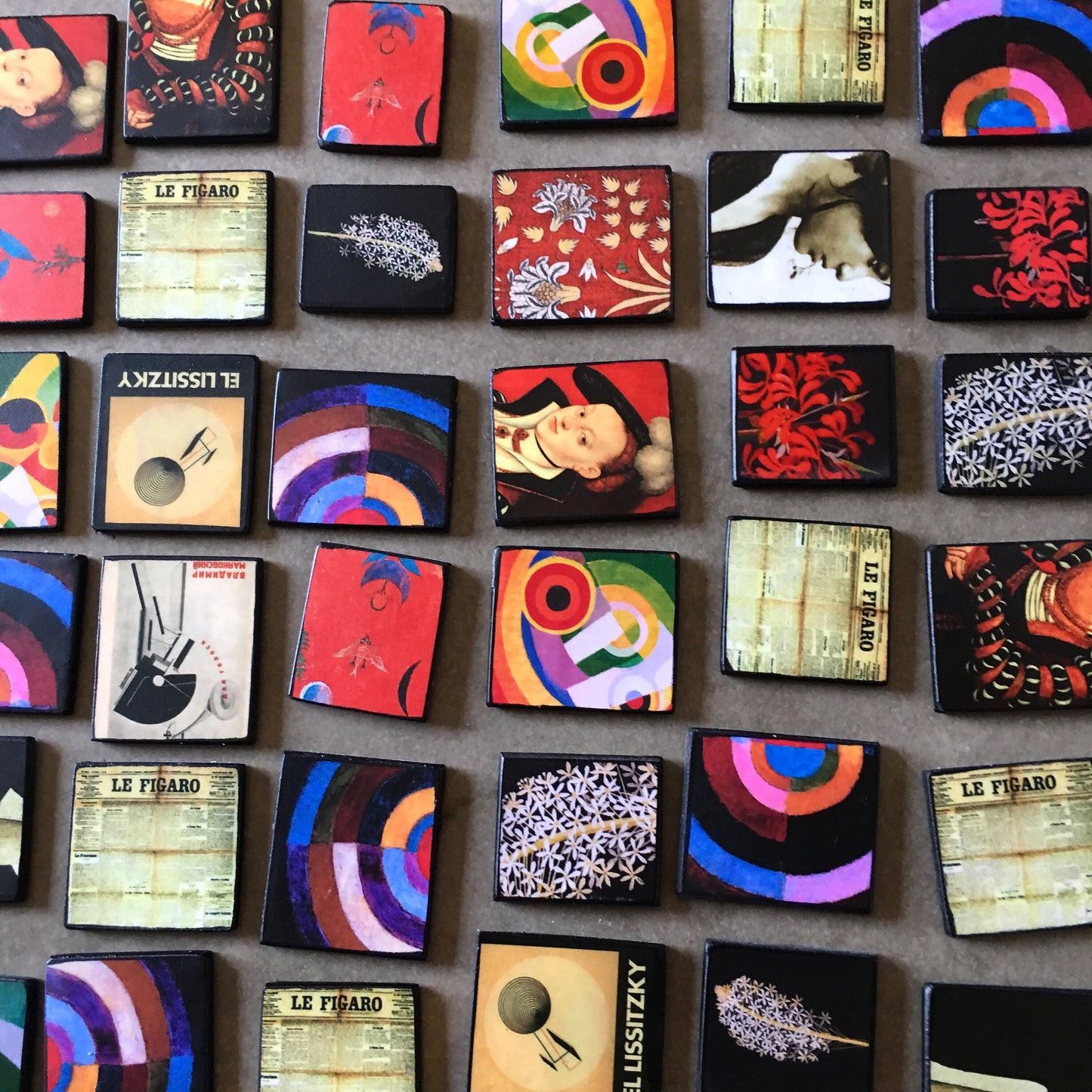 Art brooch inspired by Hieronymus Bosch.