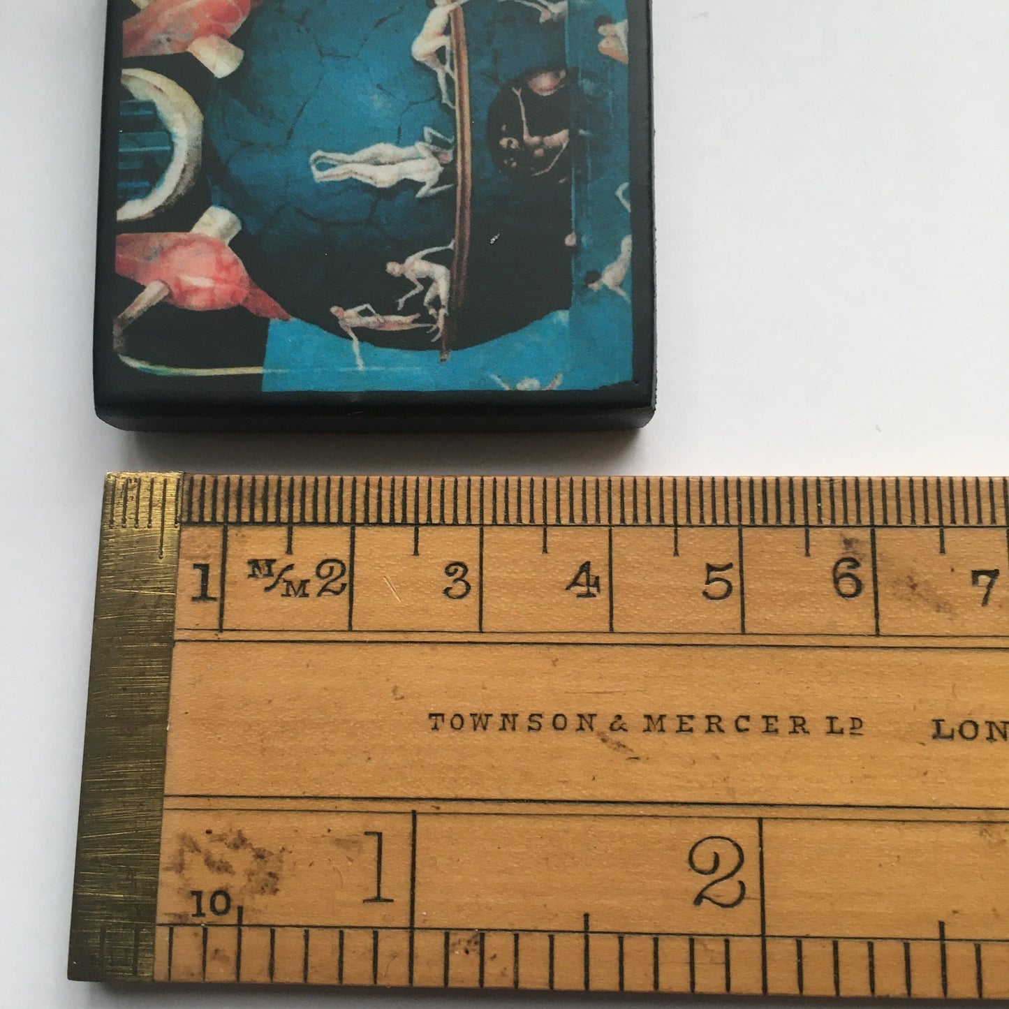 Unisex art brooch inspired by Hieronymus Bosch
