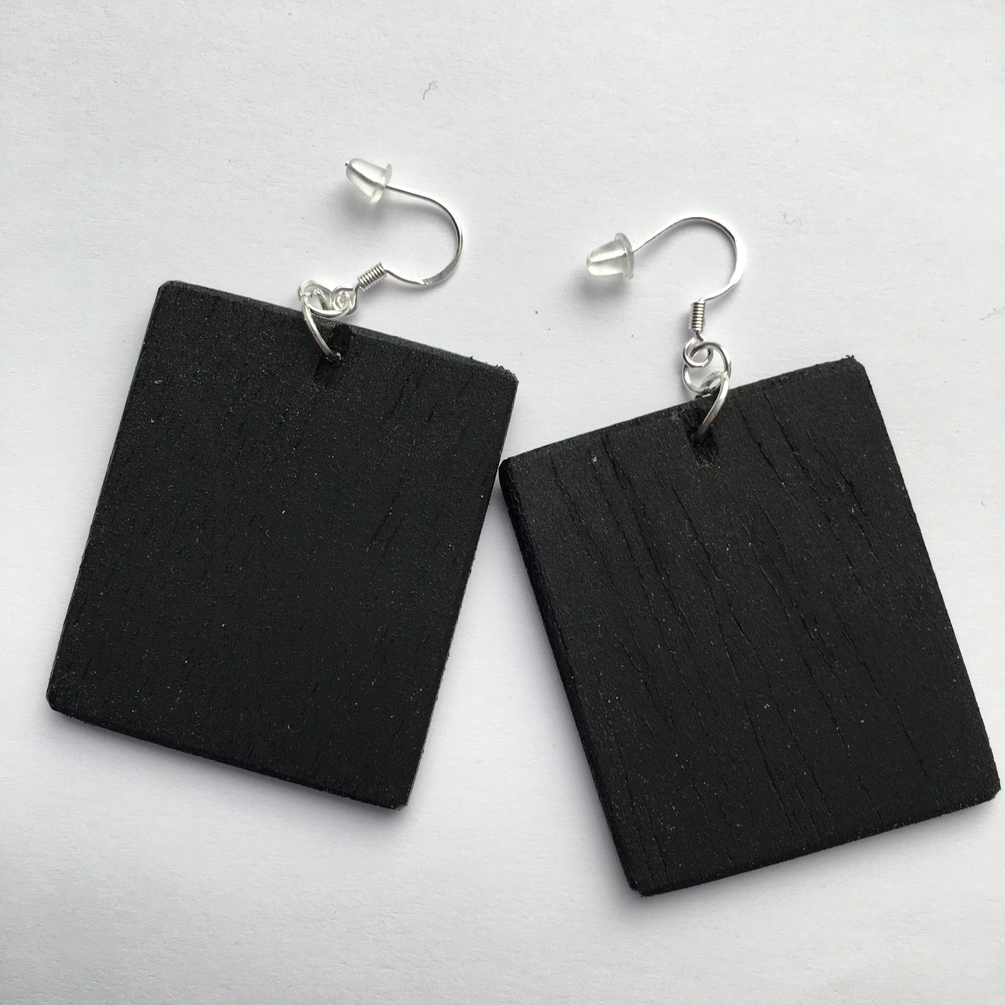 Wooden aesthetic earrings. Italian ceramic art Renaissance painting. Christmas mom gift.