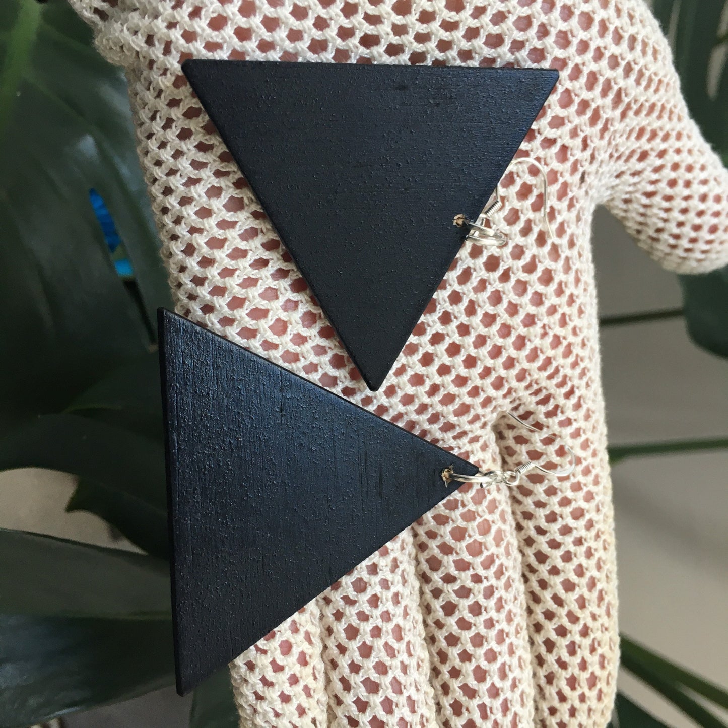 Mondrian, flowers earrings.