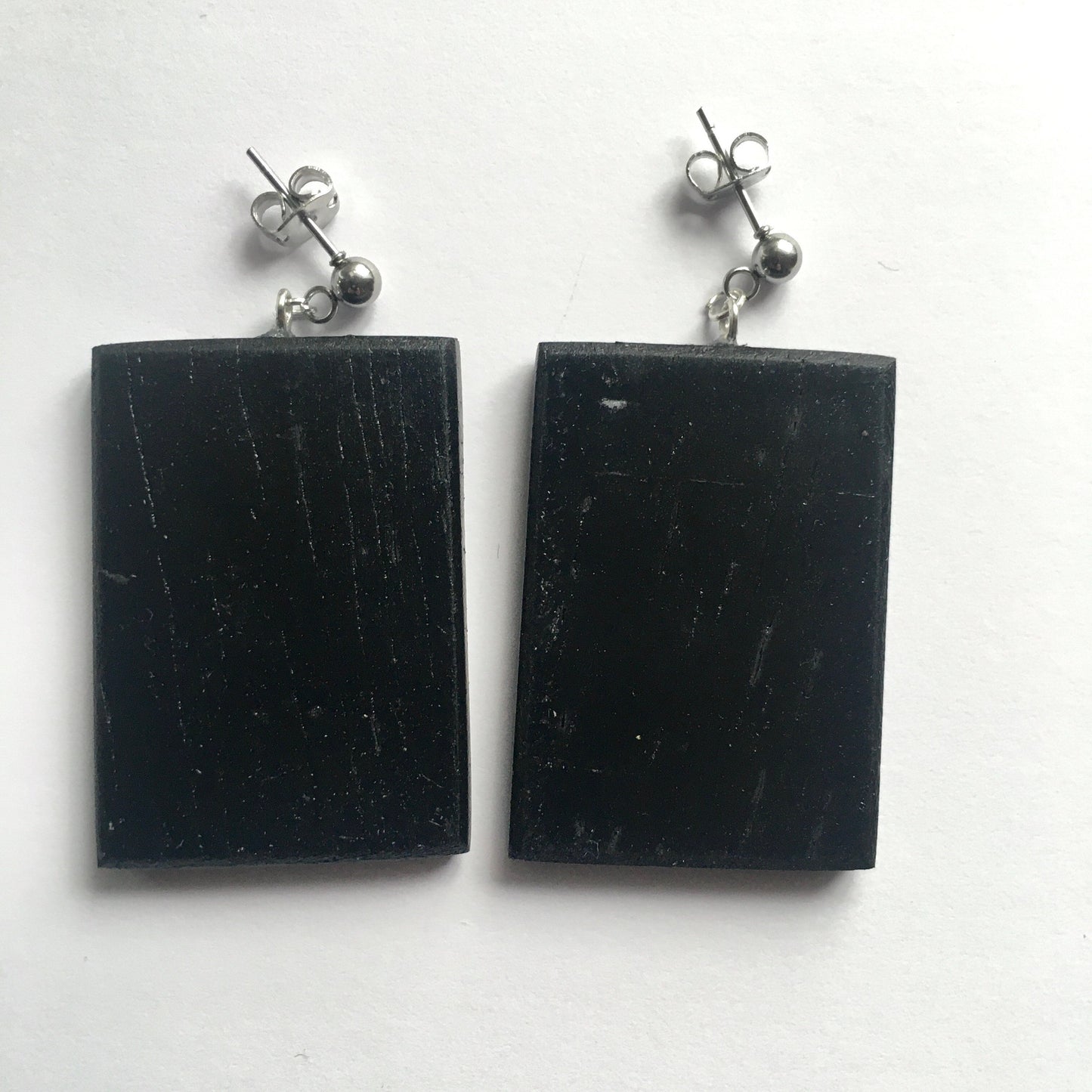 Art earrings, painting Beauty Revealed by Sarah Goodridge