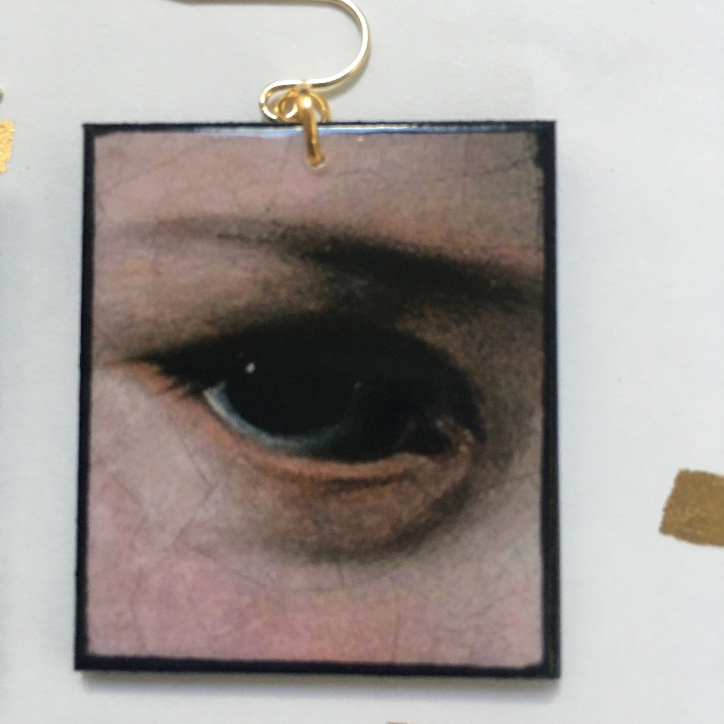 Baroque art earrings