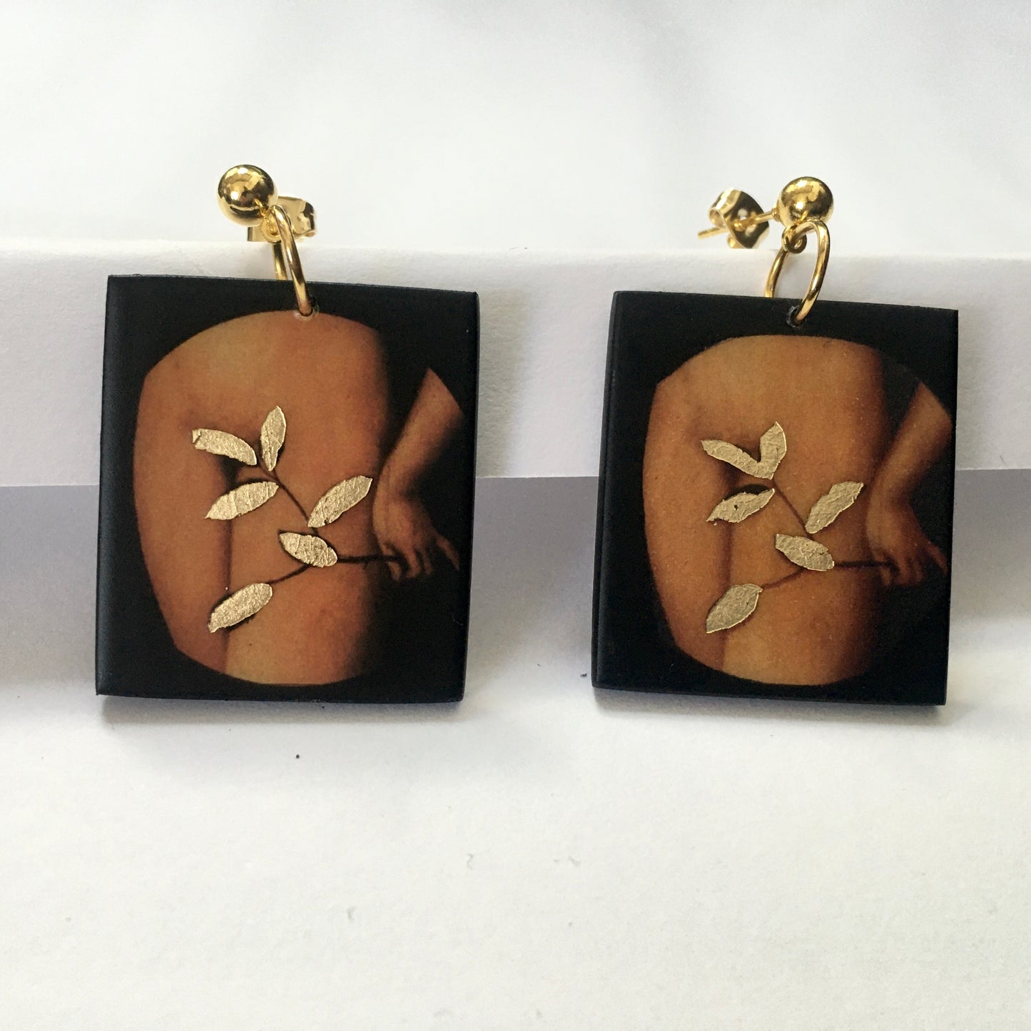 Eve, first woman art earrings