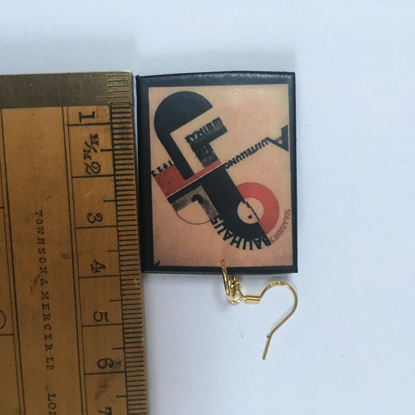 Bauhaus poster exhibition earrings