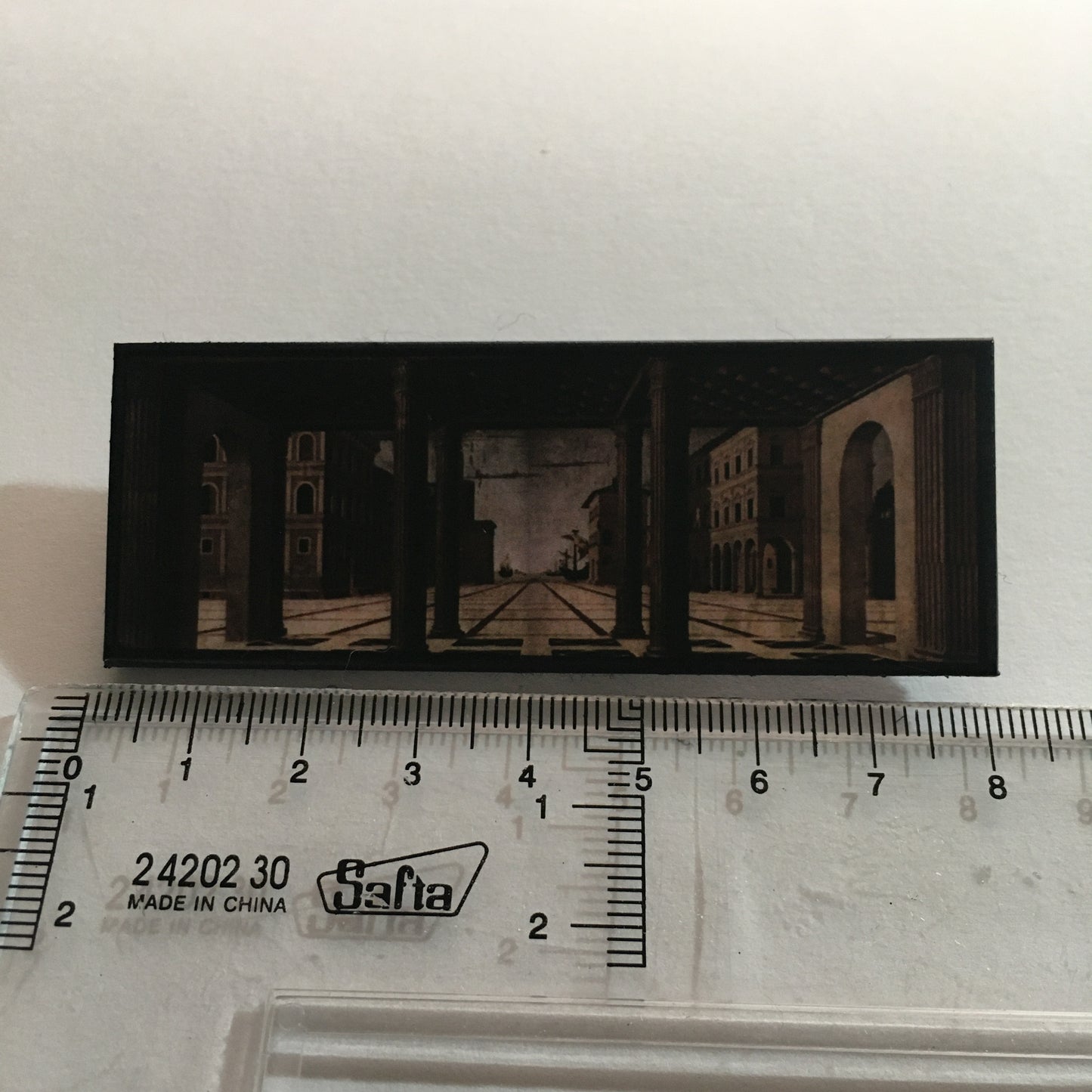 The Ideal City, Berlin Renaissance art brooch.