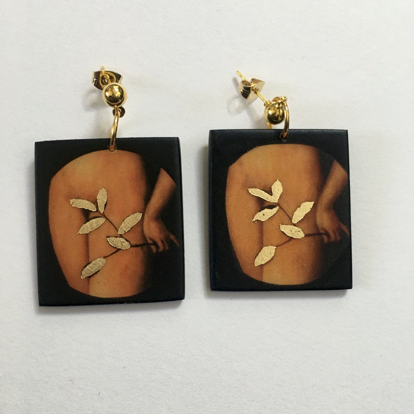 Eve, first woman art earrings