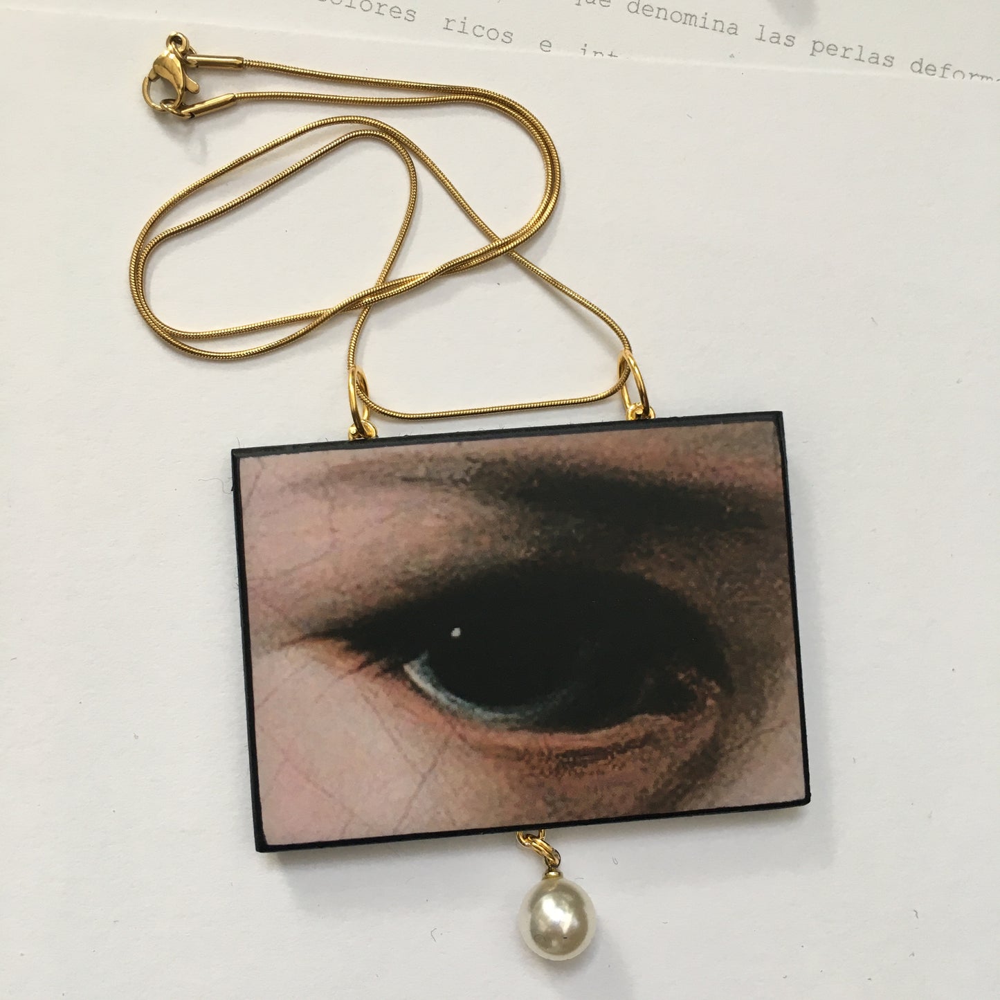Baroque art jewellery set