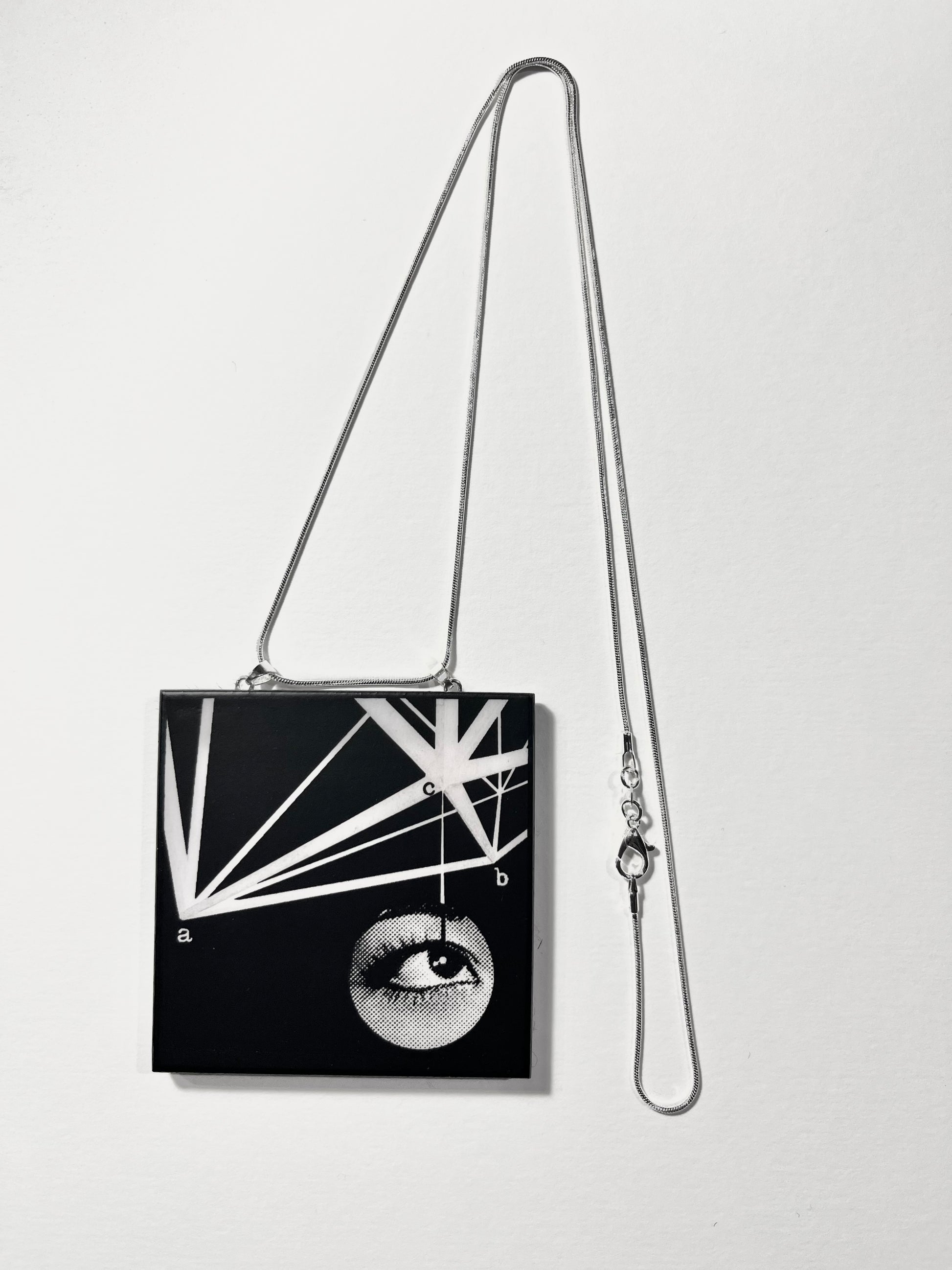 Museum-Inspired Sustainable Necklace Geometric Design Necklace Obljewellery