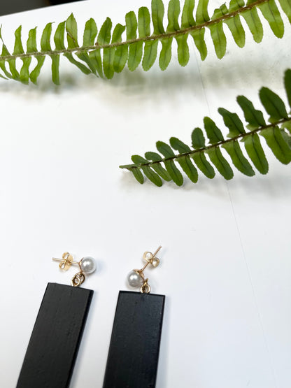 Museum-Inspired Sustainable Earrings Van Gogh|StarryNight|sustainable wood earrings obljewellery