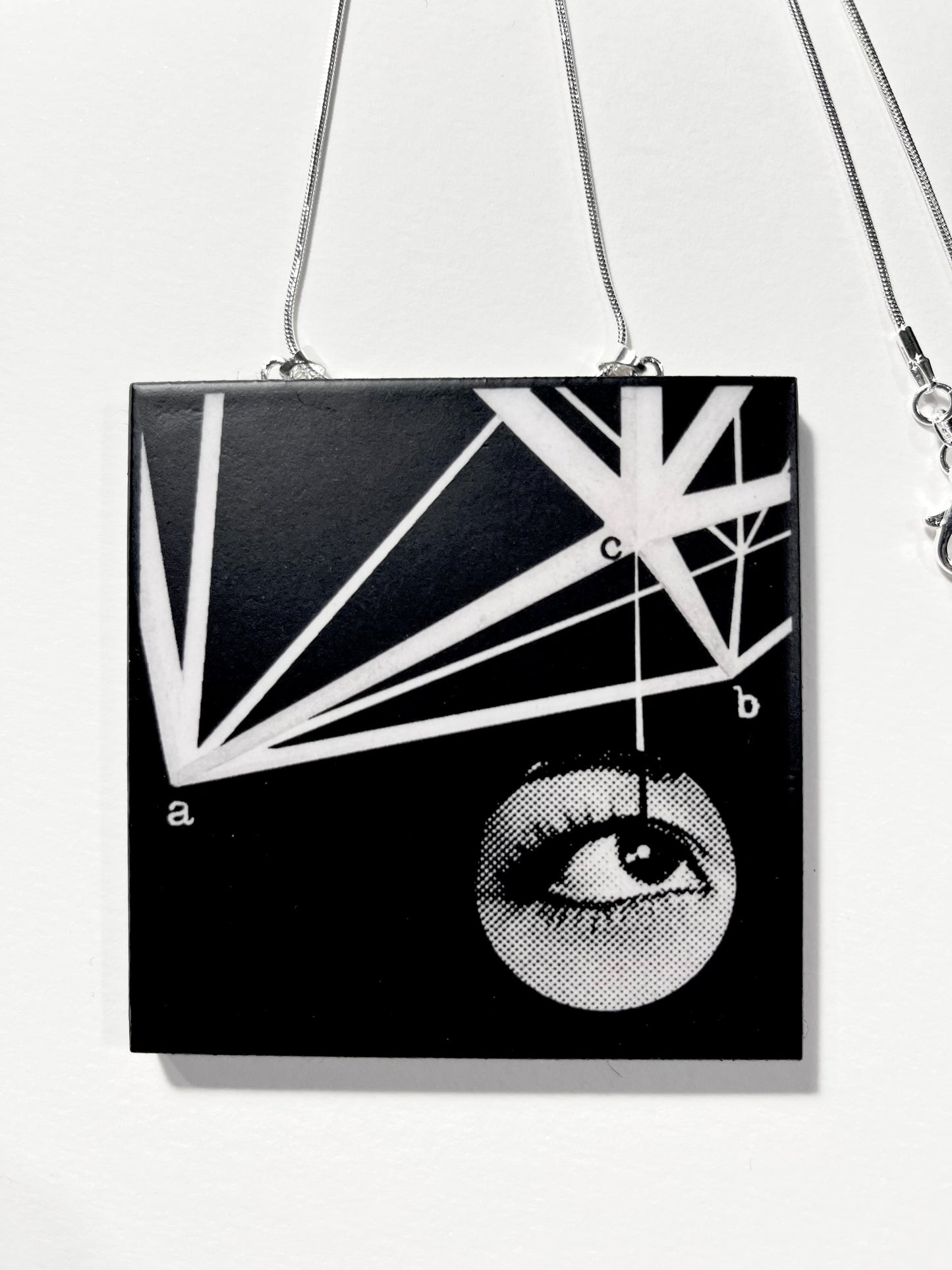 Museum-Inspired Sustainable Necklace Geometric Design Necklace Obljewellery