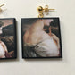 Sappho painting by Carl Agricola, sustainable wood earrings