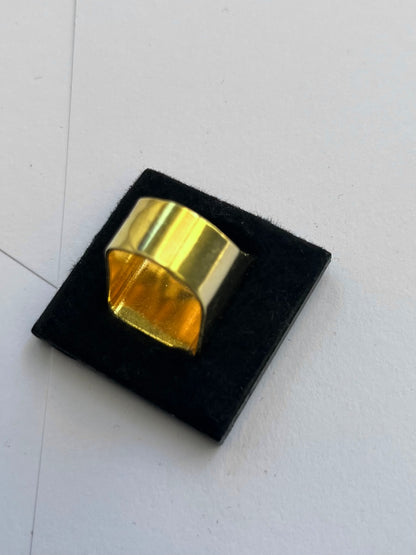 Museum-Inspired Sustainable Rings El Lissitzky Geometric Art Statement Ring – Handmade Sustainable Wood Jewelry Obljewellery