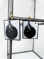 László Moholy-Nagy art earrings in sustainable wood