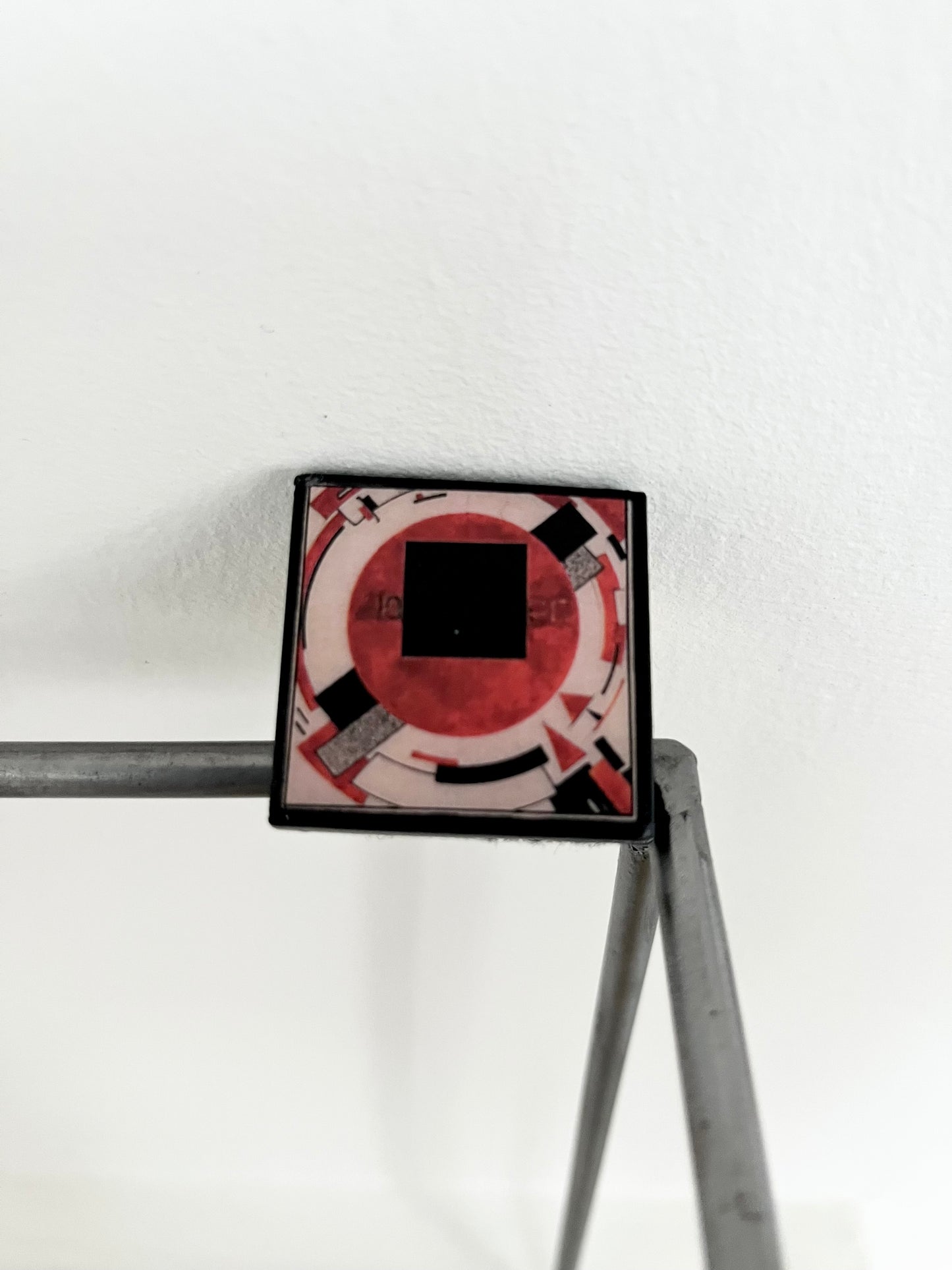 Museum-Inspired Sustainable Rings El Lissitzky Geometric Art Statement Ring – Handmade Sustainable Wood Jewelry Obljewellery