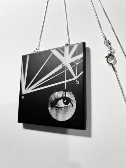 Museum-Inspired Sustainable Necklace Geometric Design Necklace Obljewellery