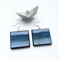 Sea art earrings