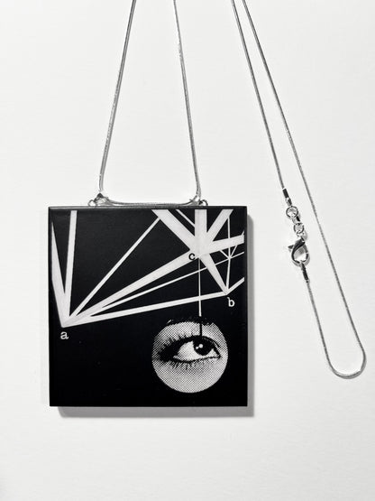 Museum-Inspired Sustainable Necklace Geometric Design Necklace Obljewellery