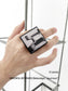 El Lissitzky, wood art ring, geometric architecture drawing jewellery