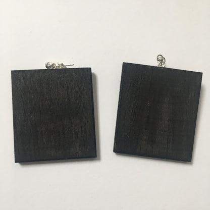 Museum-Inspired Sustainable Earrings Mysterious gaze earrings Obljewellery