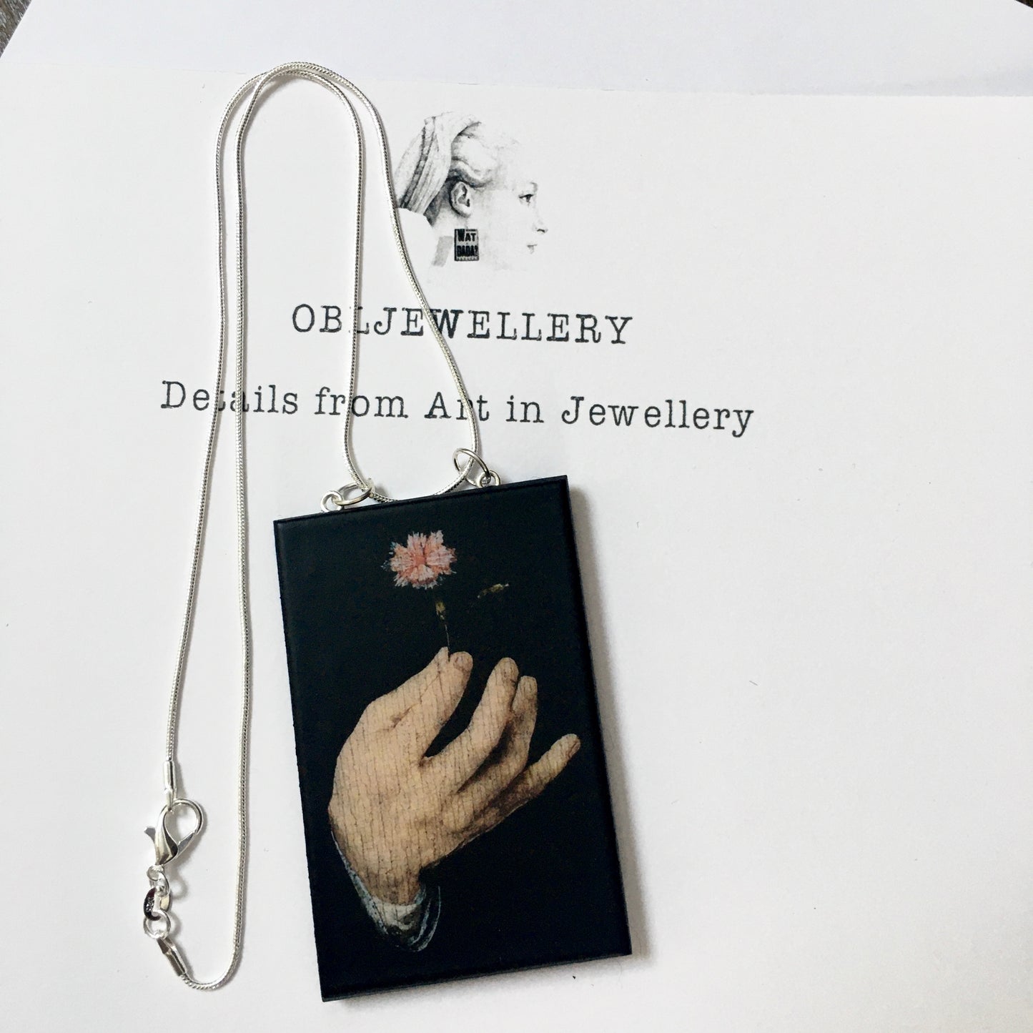 Museum-Inspired Sustainable Necklace Joos Van Cleve necklace Obljewellery