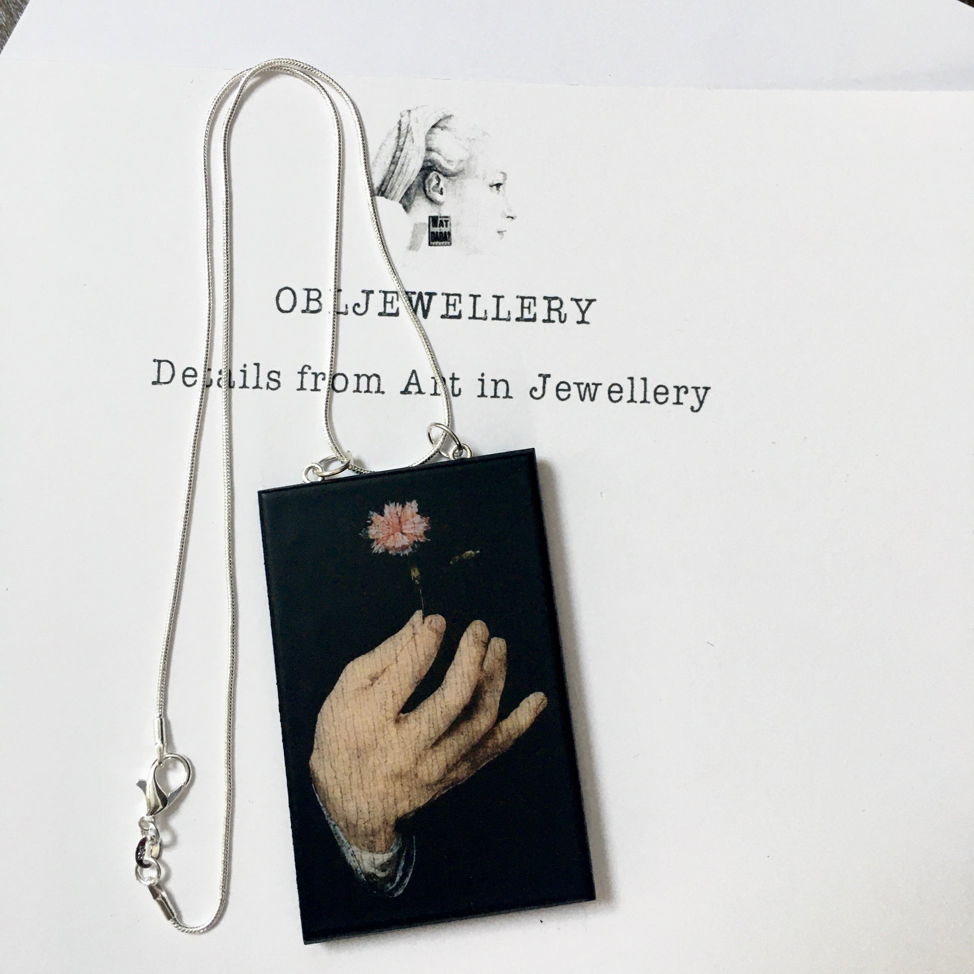 Museum-Inspired Sustainable Necklace Joos Van Cleve necklace Obljewellery
