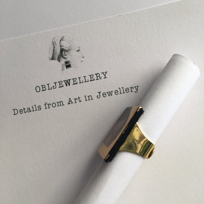 Museum-Inspired Sustainable Rings Klimt inspired promise ring Obljewellery