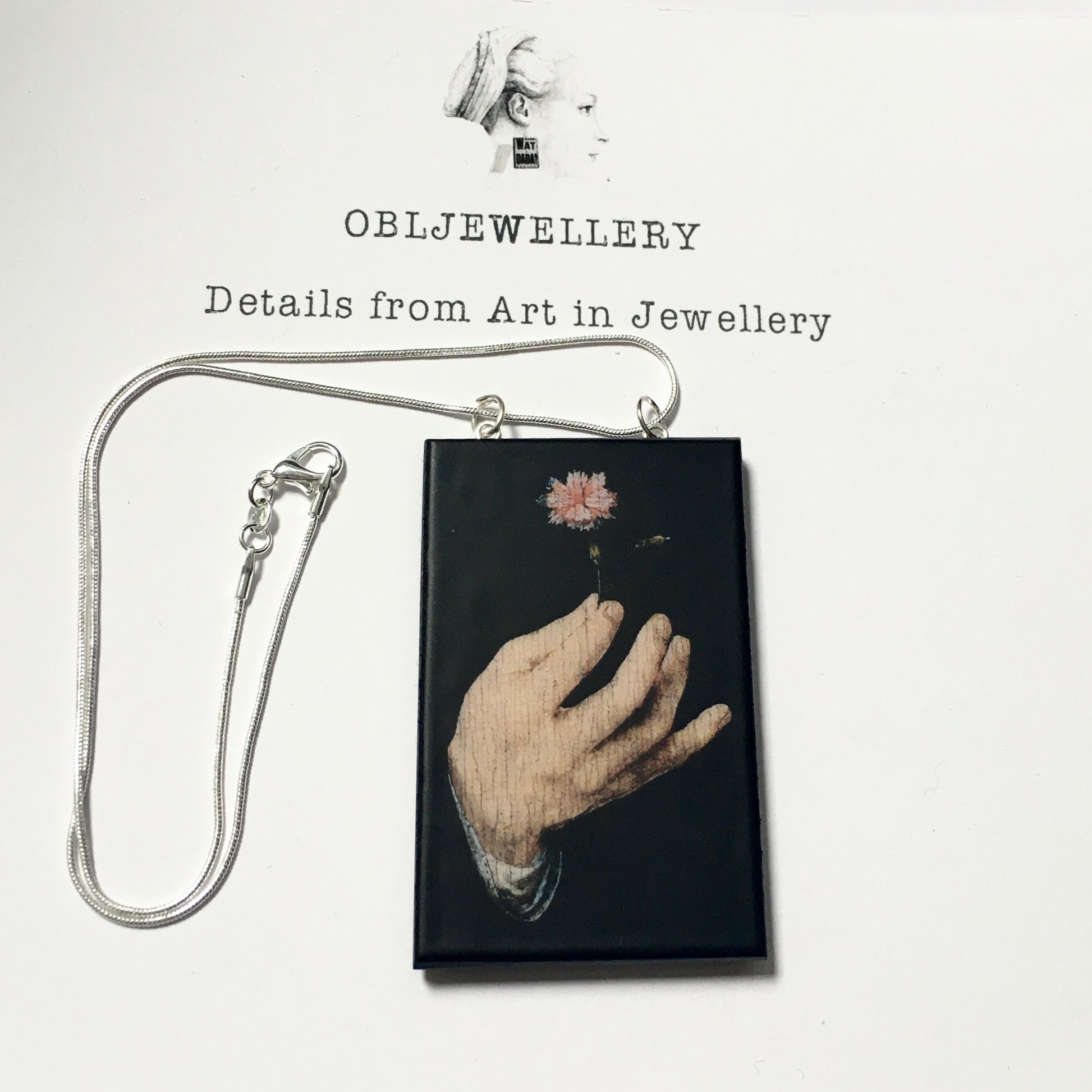 Museum-Inspired Sustainable Necklace Joos Van Cleve necklace Obljewellery