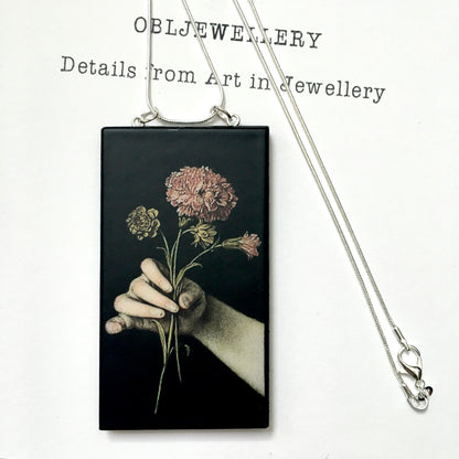 Museum-Inspired Sustainable Necklace Jaen Ranc art detail necklace Obljewellery