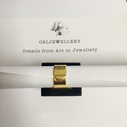Museum-Inspired Sustainable Rings Klimt inspired promise ring Obljewellery