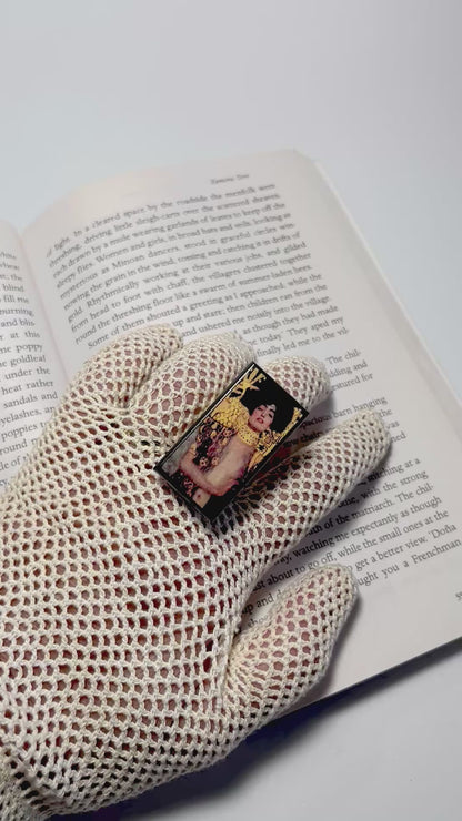 Judith and the Head of Holofernes, Gustav Klimt wood ring