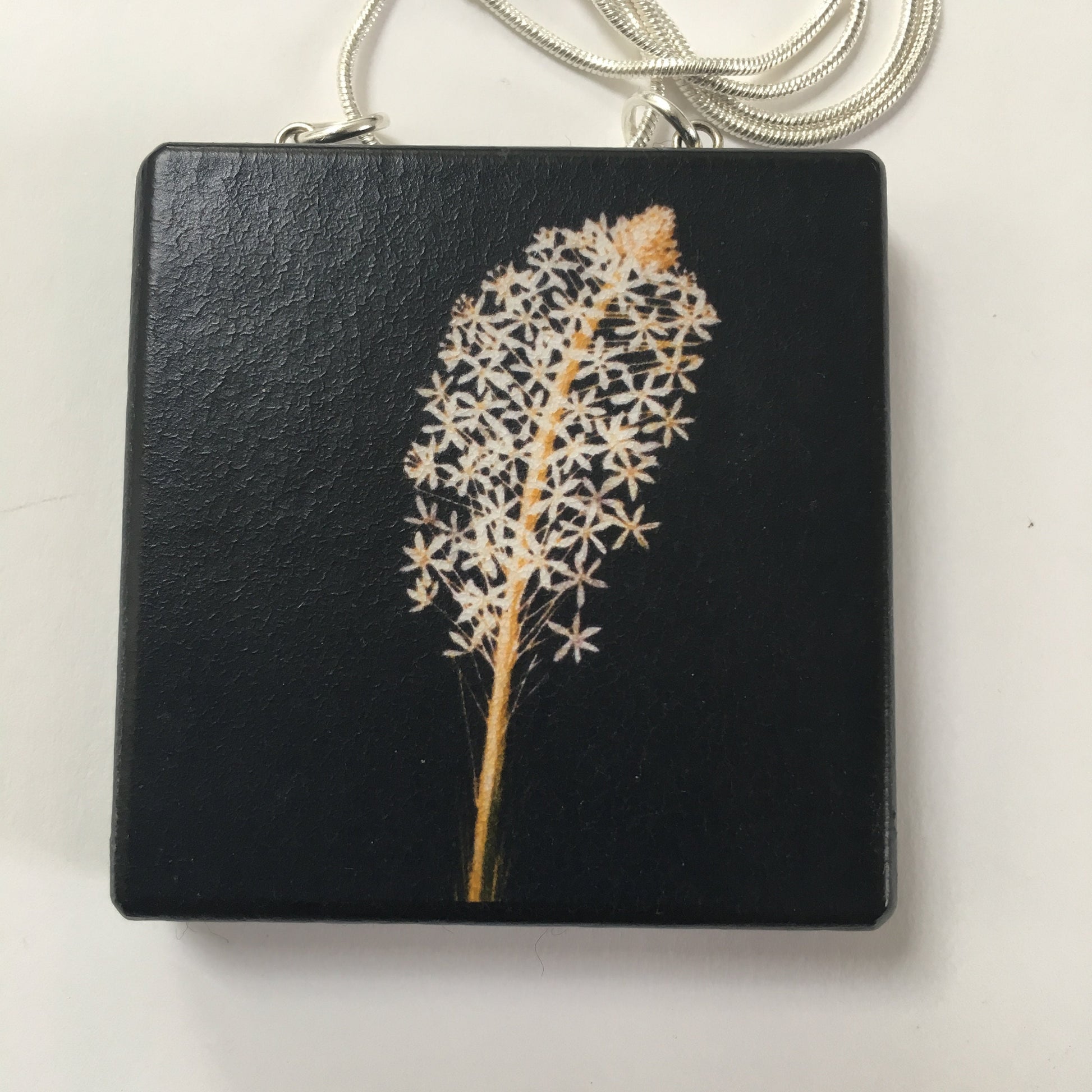 Museum-Inspired Sustainable Necklace Botanical Art Pendant Necklace. Bohemian Jewelry Obljewellery