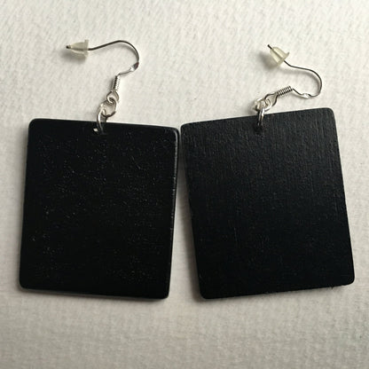 Museum-Inspired Sustainable Earrings Robert Delaunay, Disque Simultane, art earrings. Obljewellery