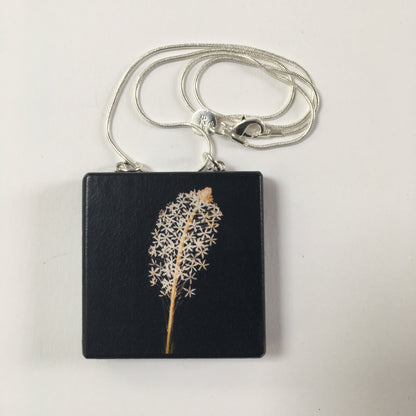 Museum-Inspired Sustainable Necklace Botanical Art Pendant Necklace. Bohemian Jewelry Obljewellery