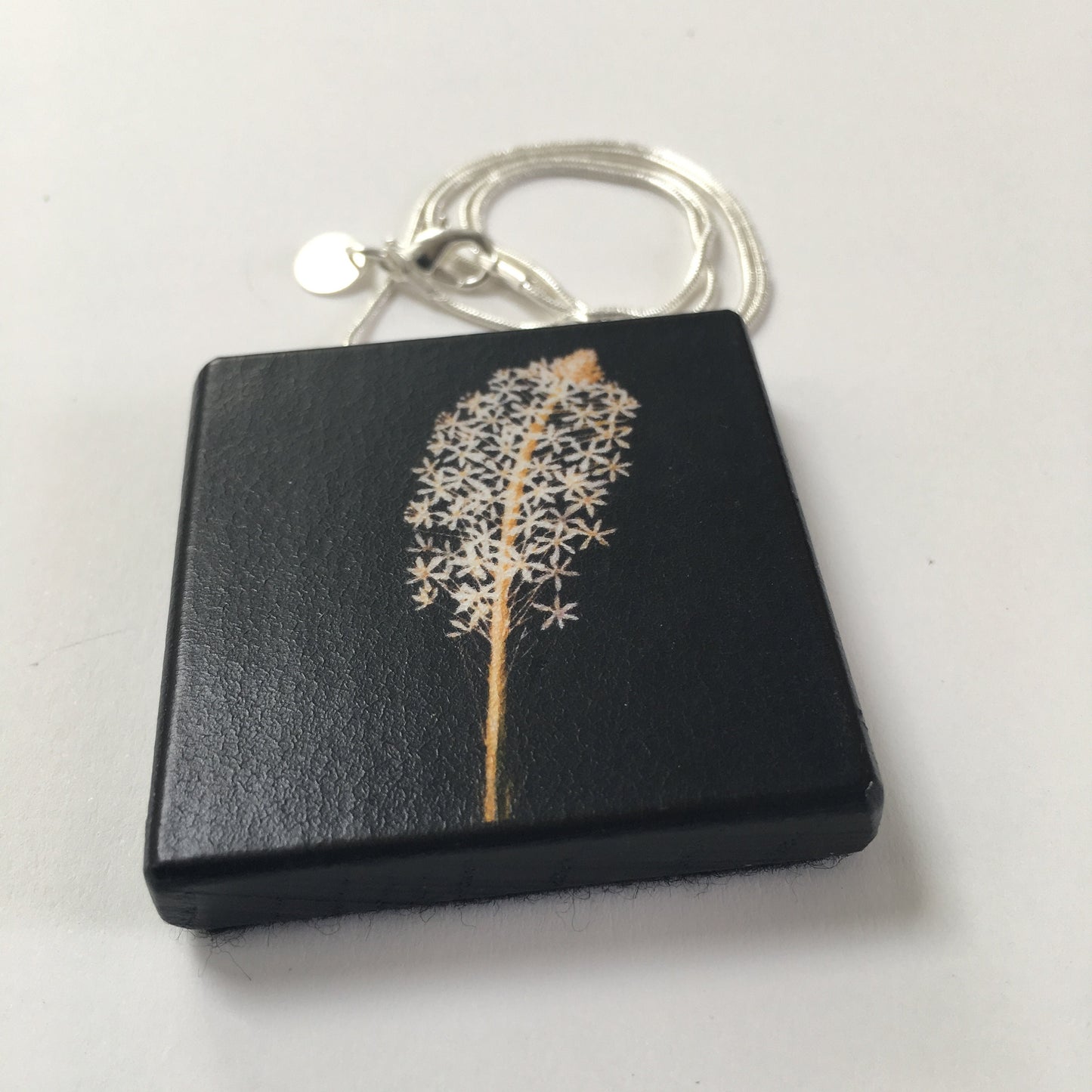 Museum-Inspired Sustainable Necklace Botanical Art Pendant Necklace. Bohemian Jewelry Obljewellery