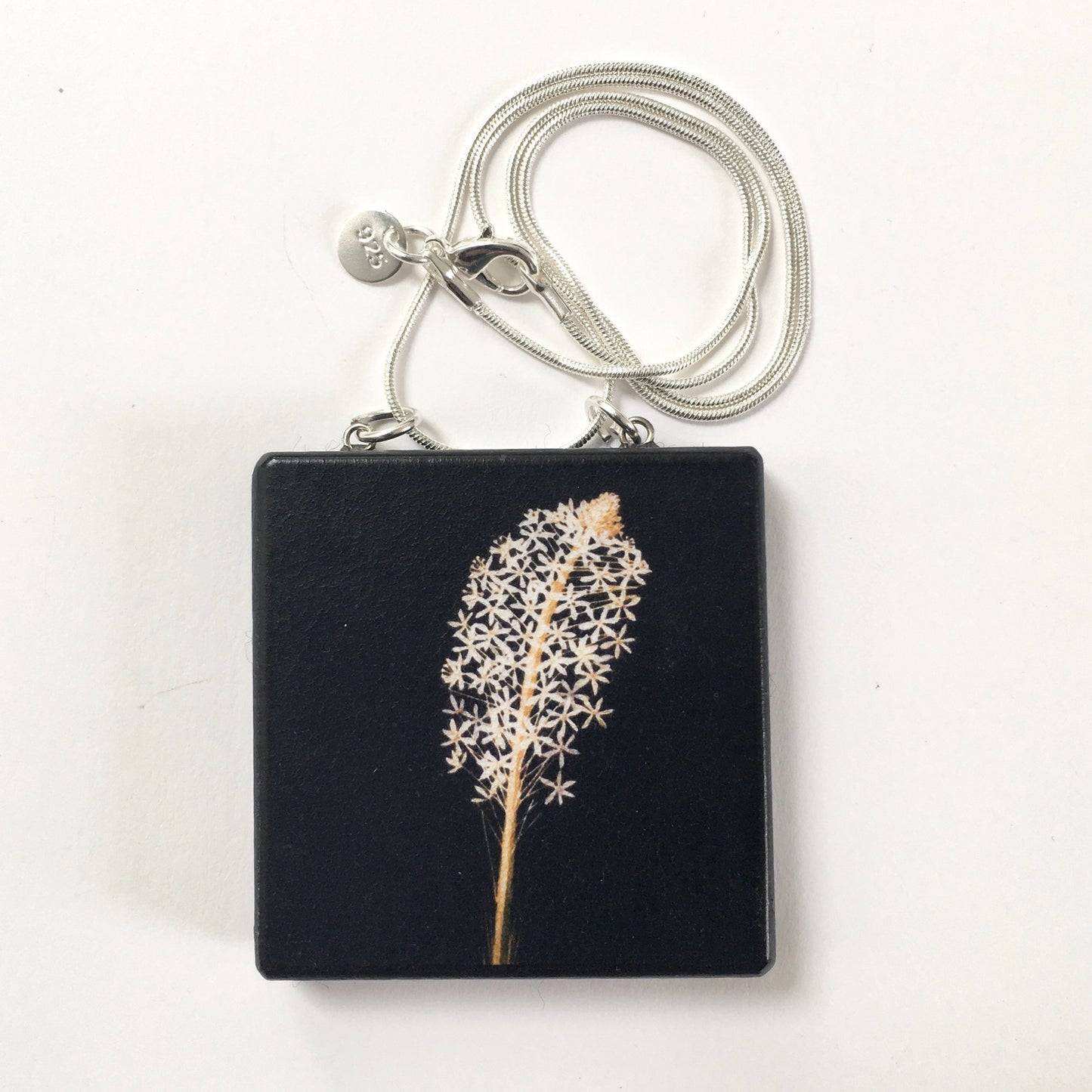 Museum-Inspired Sustainable Necklace Botanical Art Pendant Necklace. Bohemian Jewelry Obljewellery