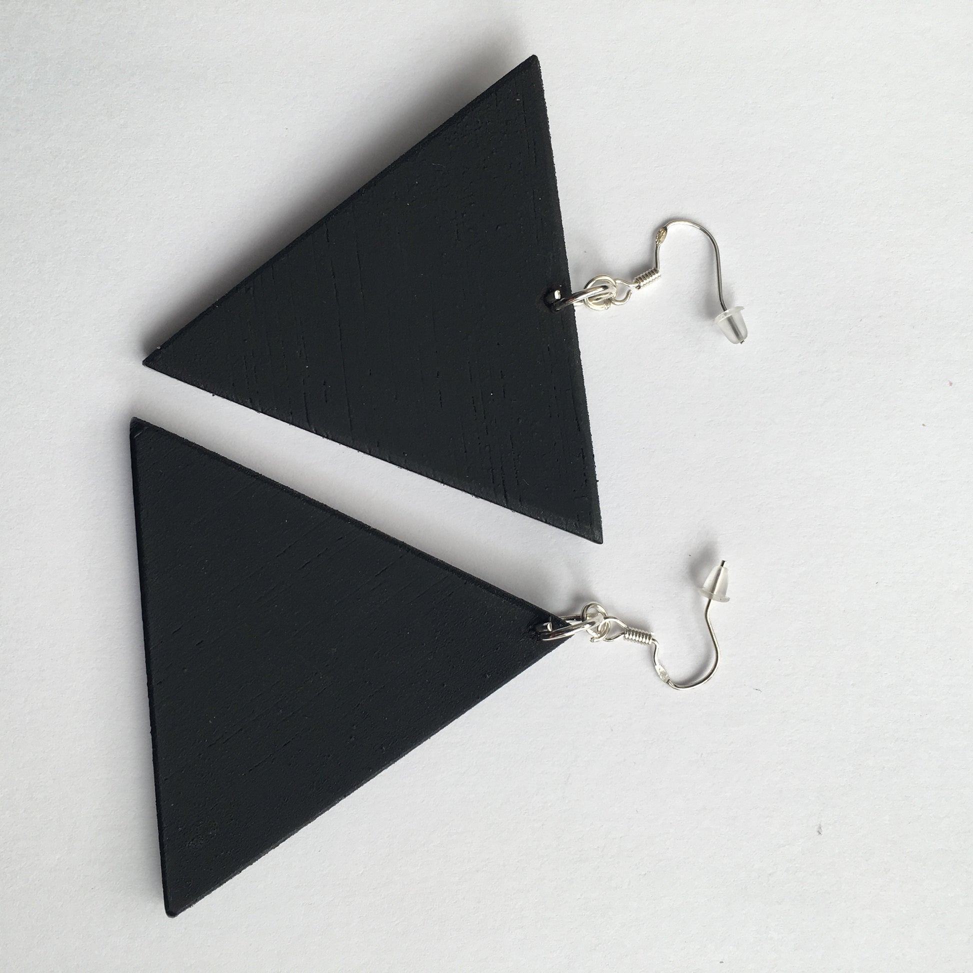 Museum-Inspired Sustainable Earrings Asymmertrical art inspired earrings Obljewellery