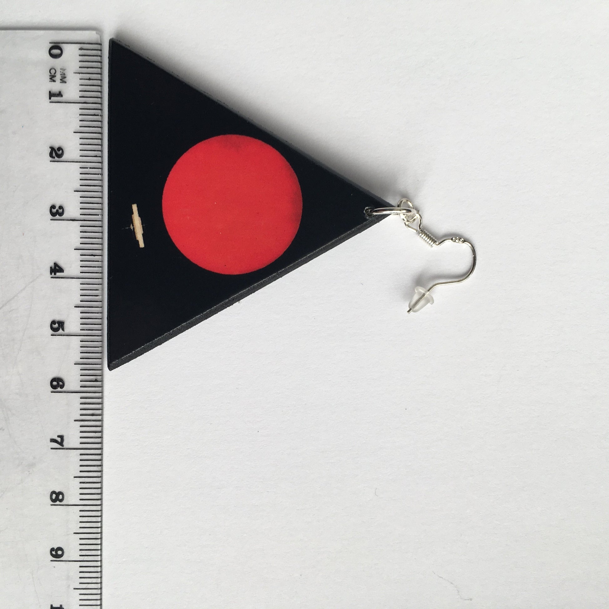 Museum-Inspired Sustainable Earrings Asymmertrical art inspired earrings Obljewellery