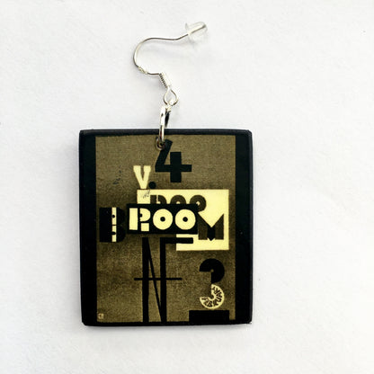 Museum-Inspired Sustainable Earrings Earrings Jewellery Broom Magazine | El Lissitzky Art | Obljewellery Obljewellery