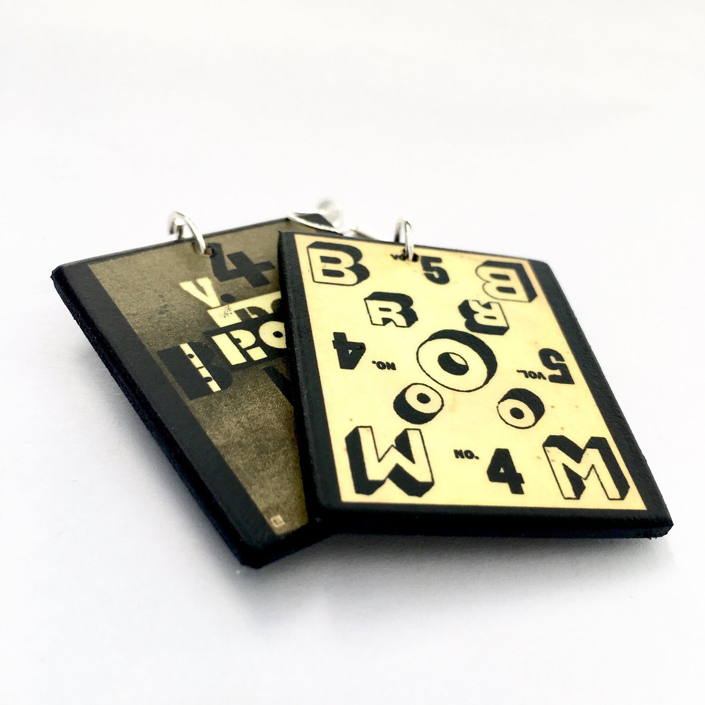 El Lissitzky, BROOM magazine art earrings.