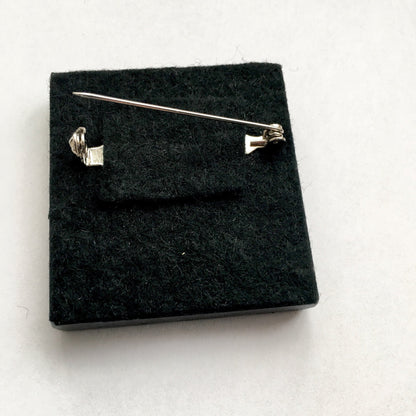 Museum-Inspired Sustainable Brooches Wooden artsy brooch. Muybridge photo art, quirky unique gift. Obljewellery