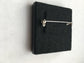 Paul Klee art brooch. Modernist brooch, Wooden square, unique brooch.