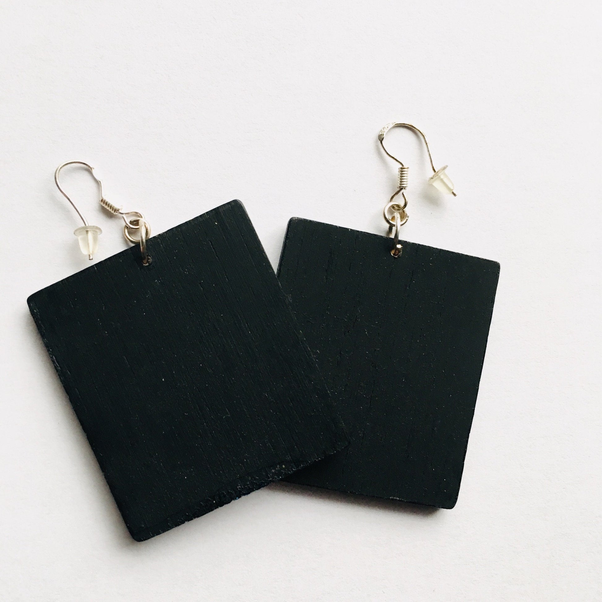 Museum-Inspired Sustainable Earrings Theo Van Doesburg, inspired art earrings Obljewellery