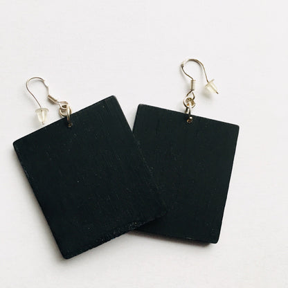 Museum-Inspired Sustainable Earrings Theo Van Doesburg, inspired art earrings Obljewellery