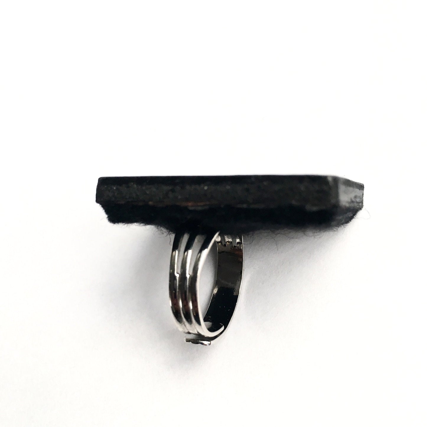 Museum-Inspired Sustainable Rings Large Wood Quirky Ring. Unique Artsy adjustable Ring. Renaissance art jewellery. Obljewellery